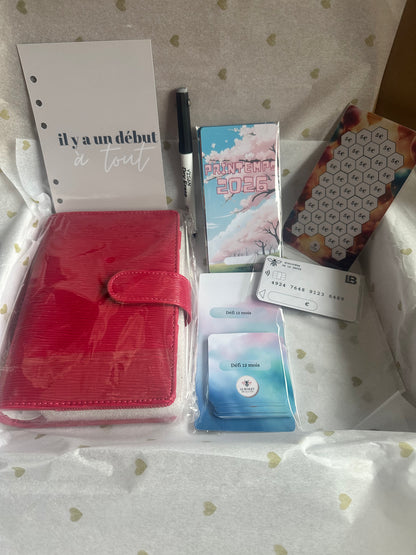Box Objectifs 2026 – Classeur budget A6 (Précommande)