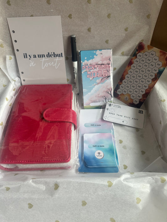 Box Objectifs 2026 – Classeur budget A6 (Précommande)
