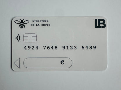 Carte Ministère de la dette